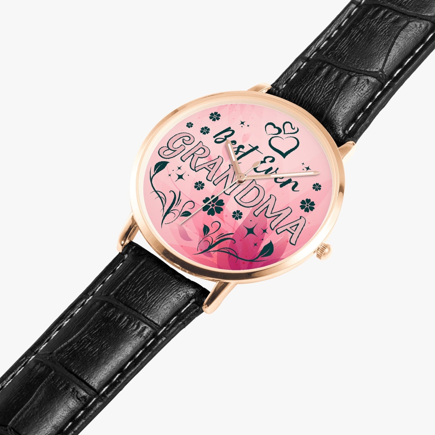 Grandma Best Ever - Quartz Watch With Leather Band