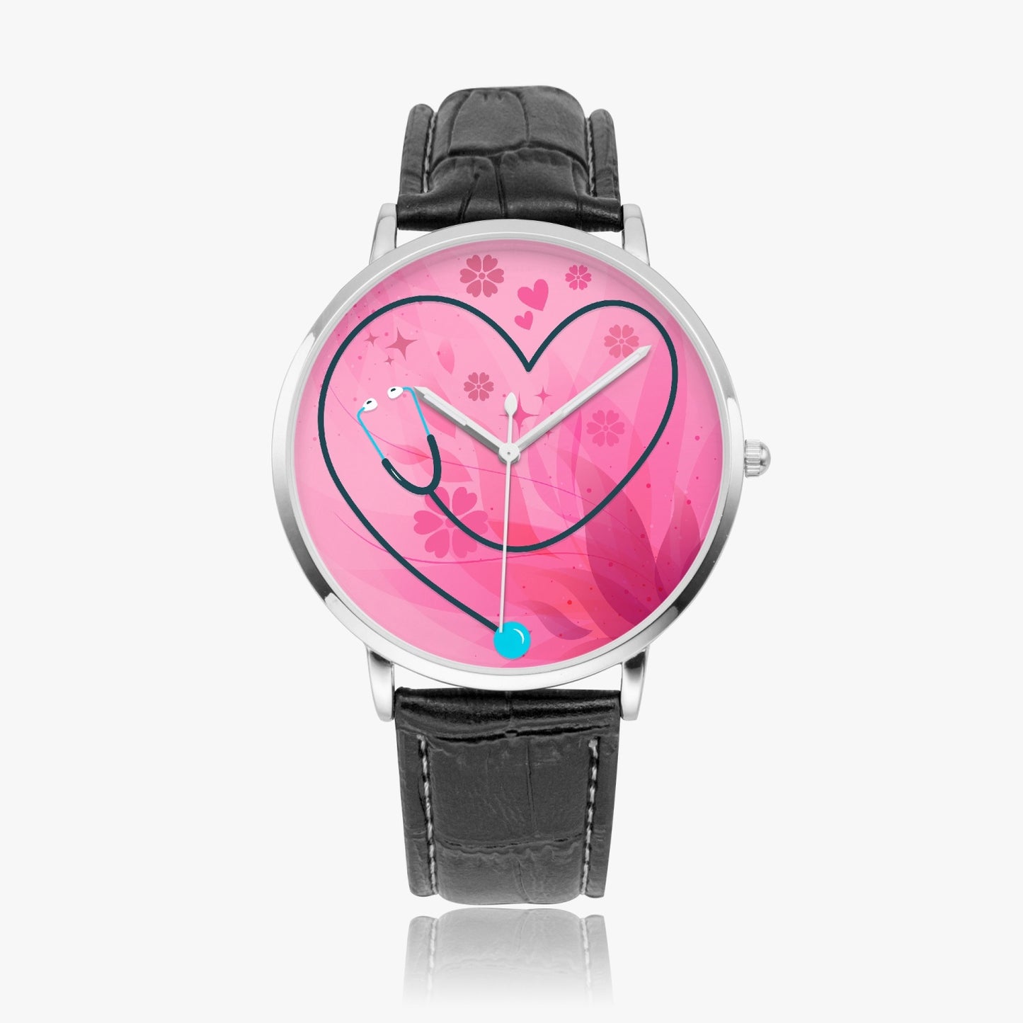 Medical Professional Quartz watch With Steel or Leather Band