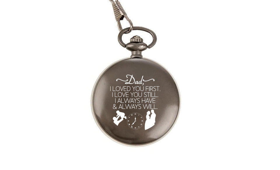 Dad - From Daughter Getting Married Pocket Watch