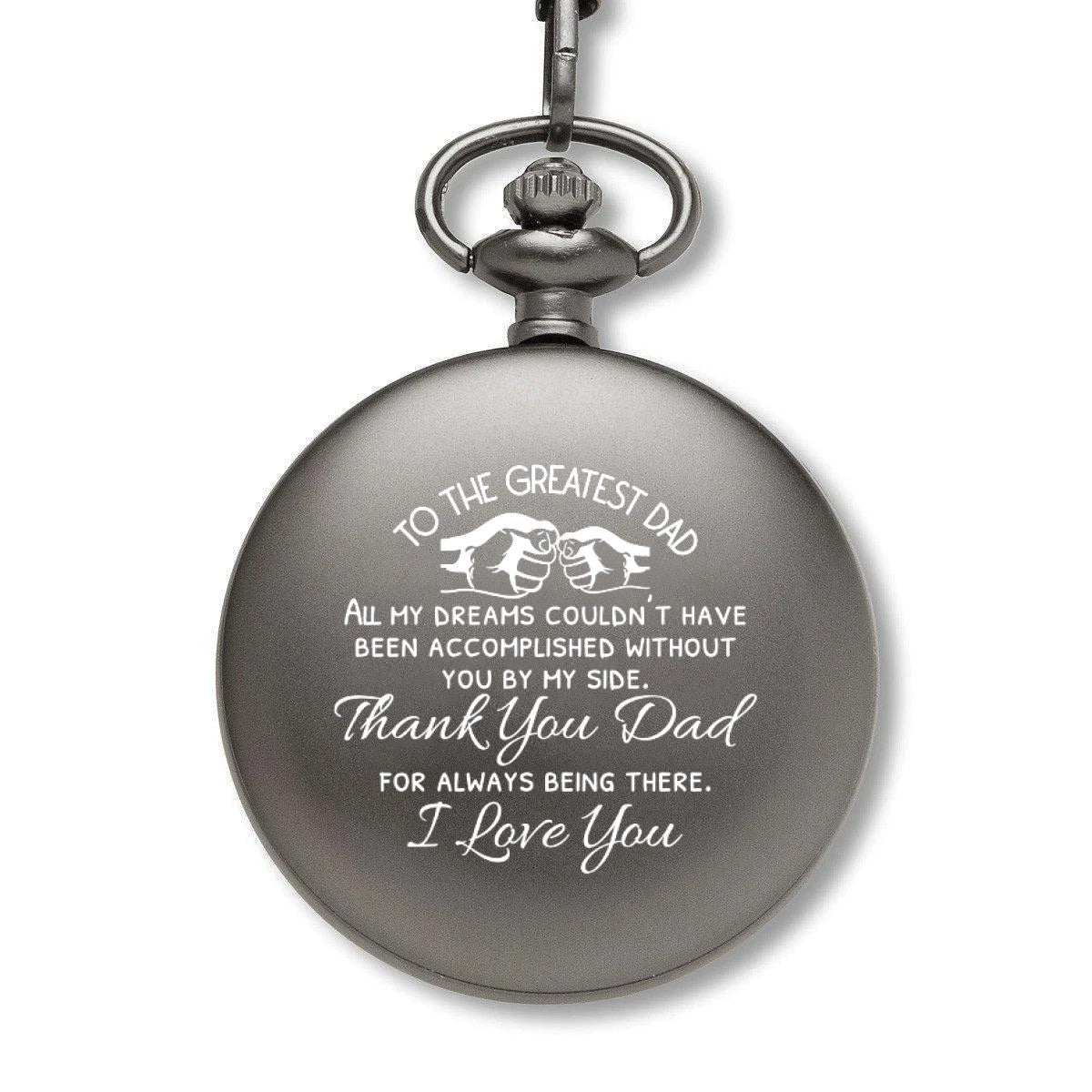 To The Greatest Dad From Son Pocket Watch